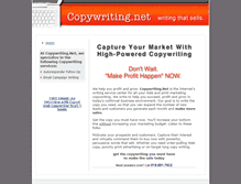 Tablet Screenshot of copywriting.net