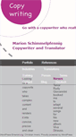 Mobile Screenshot of copywriting.de