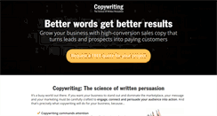 Desktop Screenshot of copywriting.com